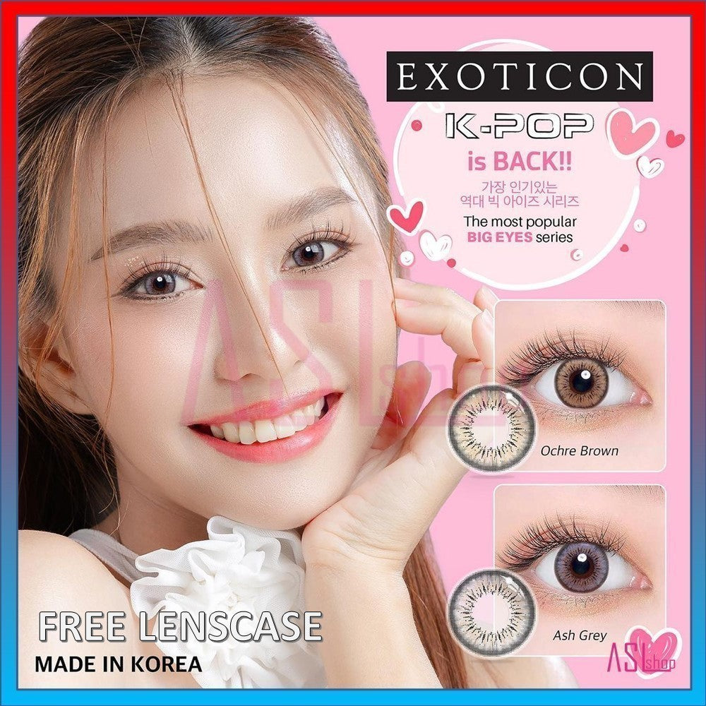 SOFTLENS KPOP NORMAL & MINUS (-0.50 s/d -4.00) BY EXOTICON / Soflens BIG EYES 16 MM