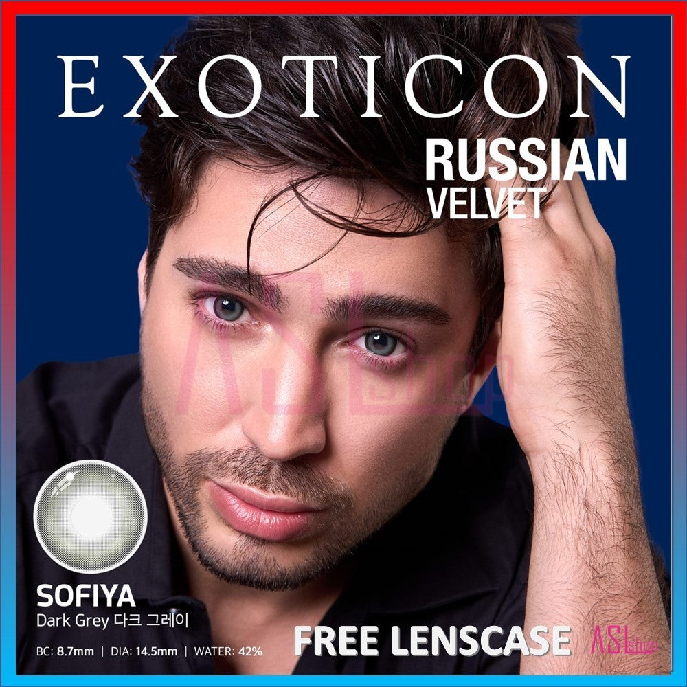 SOFTLENS RUSSIAN VELVET NEW NORMAL & MINUS (-0.50 s/d -3.00) BY EXOTICON / Soflens 14.5 mm