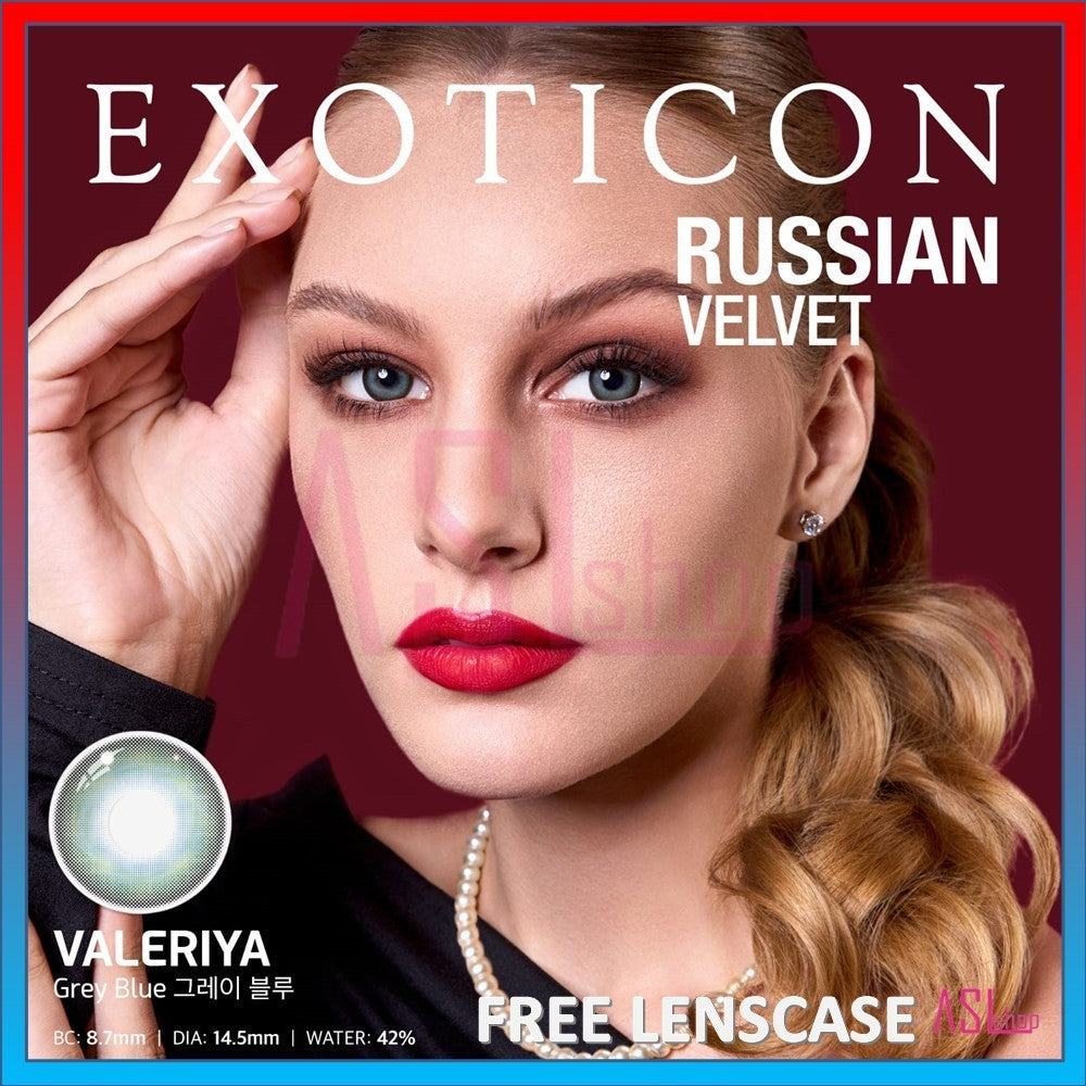 SOFTLENS RUSSIAN VELVET NEW NORMAL & MINUS (-0.50 s/d -3.00) BY EXOTICON / Soflens 14.5 mm