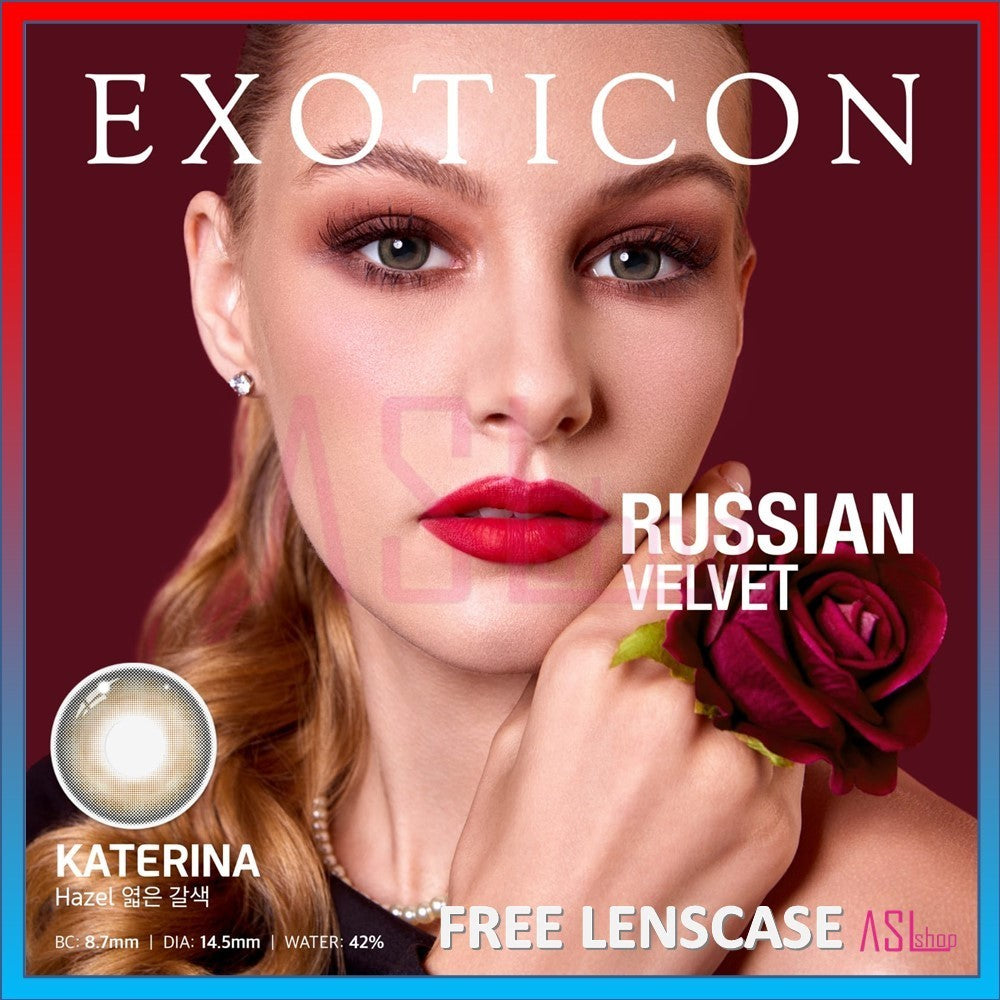 SOFTLENS RUSSIAN VELVET NEW NORMAL & MINUS (-0.50 s/d -3.00) BY EXOTICON / Soflens 14.5 mm