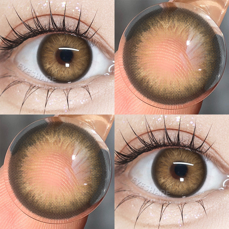 Eyeshare 15mm Softlens Black Big Eyes 1 Pasang Lensa Kontak Softlen Gray