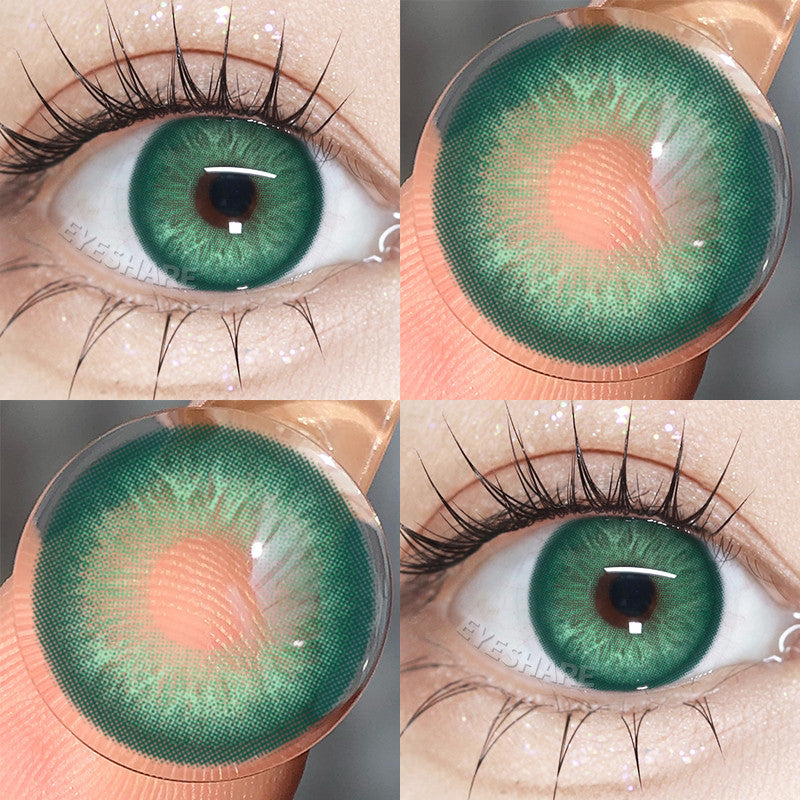 Eyeshare 15mm Softlens Black Big Eyes 1 Pasang Lensa Kontak Softlen Gray