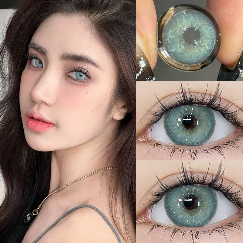 HOLLAND Series Brown Colored Contact Lenses - 14.5mm Diameter, Includes Free Lens Case